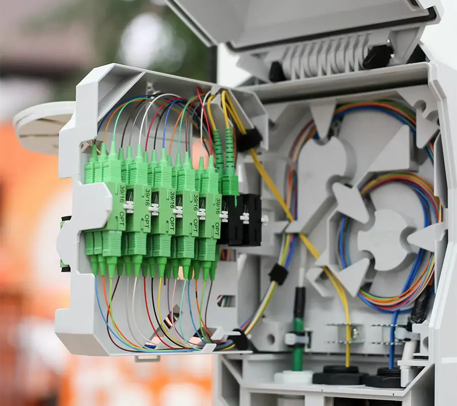 Gabinetes de distribuição de fibra/cabo SMC 12